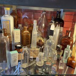 Oddities and Antiques - Old medicine bottles