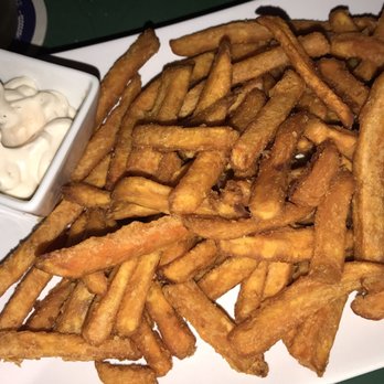 Zum Südlager - Sweet potato fries with the always delicious aioli, highly recommend. Very tasty! - Burgers Near Me - Vilseck, BY Zum Südlager - Sweet potato fries with the always delicious aioli, highly recommend. Very tasty! - Burgers Near Me - Vilseck, BY