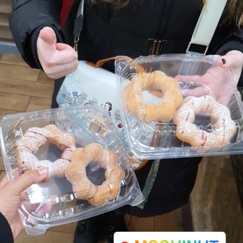 Mochinut - Rochester - Strawberry funnel cake and churro flavored mochi donuts. - Desserts Near Me - Rochester, New York Mochinut - Rochester - Strawberry funnel cake and churro flavored mochi donuts. - Desserts Near Me - Rochester, New York