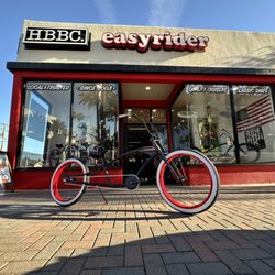 HB Easyrider - HB Easyrider on Main Street, Huntington Beach- custom HBBC beach cruisers, electric bikes, skateboards & rentals. Local & trusted since 2003