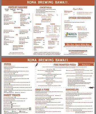 Menu photo 5 Kona Brewing Kailua-Kona, HI