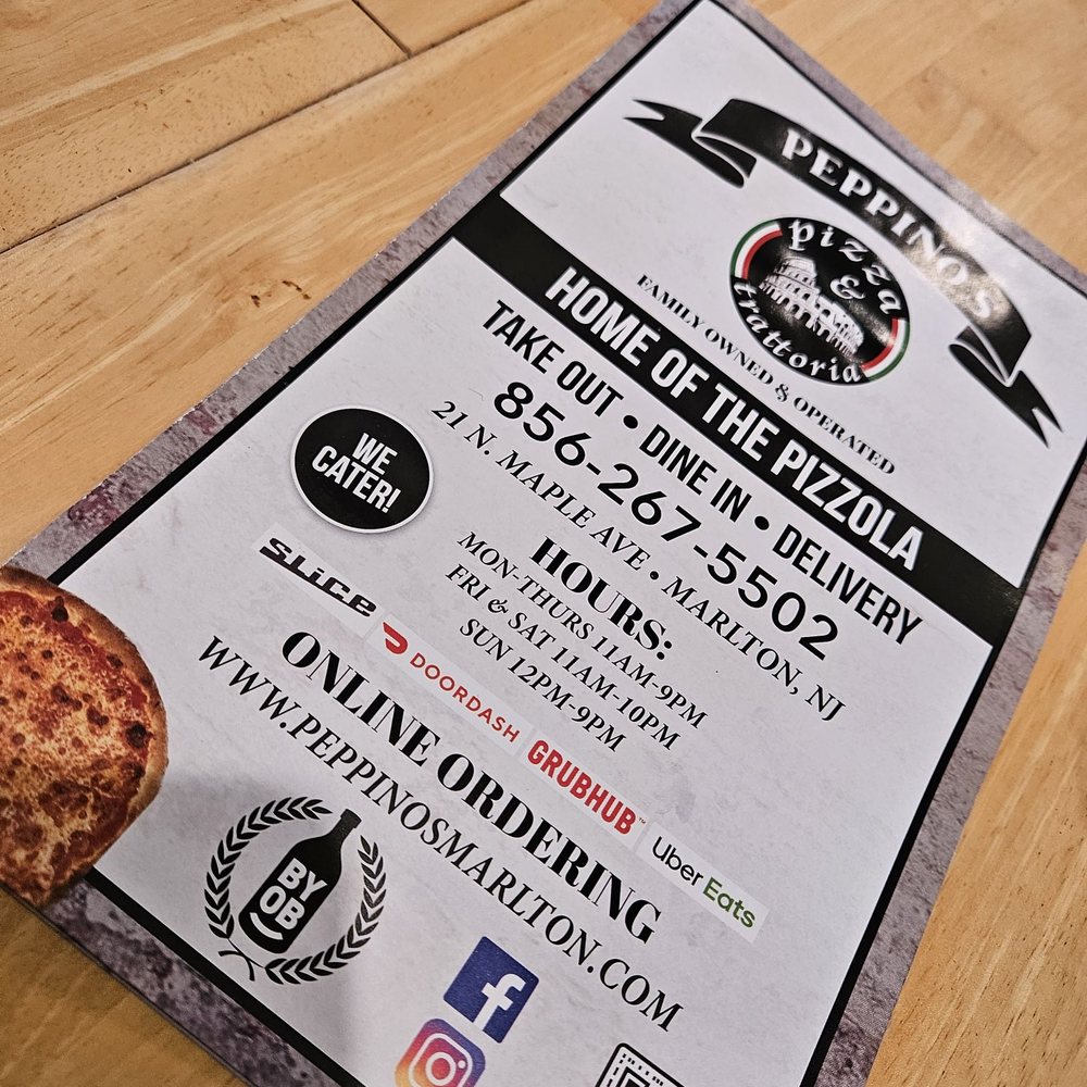 Peppino’s Pizza & Trattoria - Pizza Near Me - Evesham, New Jersey Peppino’s Pizza & Trattoria - Pizza Near Me - Evesham, New Jersey