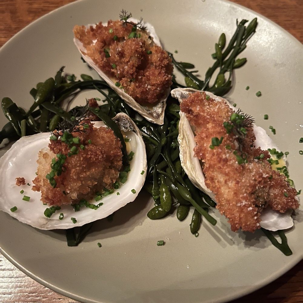 New Rivers - Crispy oyster bake - New American Near Me - Providence, Rhode Island New Rivers - Crispy oyster bake - New American Near Me - Providence, Rhode Island