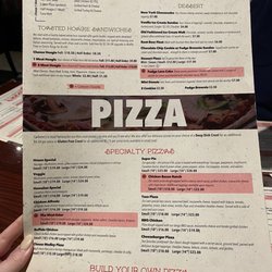 Carbone's Pizzeria - Cottage Grove - Massive menu