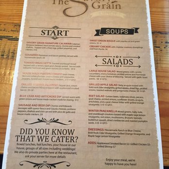The Savory Grain - Lunch menu...great options! - New American Near Me - Richmond, Virginia The Savory Grain - Lunch menu...great options! - New American Near Me - Richmond, Virginia