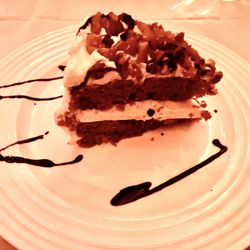 Lola's Bistro - Carrot cake with the lightest cream I've ever had. FANTASTIC
