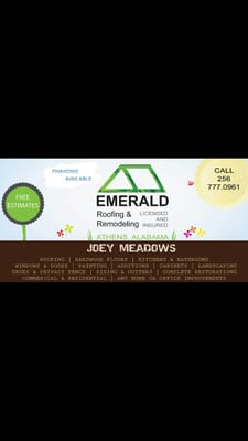 Emerald Roofing & Remodeling Logo