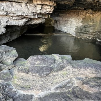 The Jack Daniel Distillery - Distillery is built on top of a cave!! All water used in the whiskey making process comes from this cave! - Distilleries Near Me - Lynchburg, Tennessee