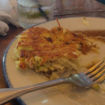 Harmony Inn - Undercooked hashbrowns (supposed to be potato pancakes). - American Near Me - Harmony, Pennsylvania