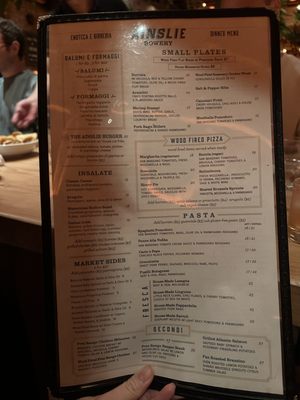 Menu photo 6 Ainslie Bowery New York, NY Menu photo 6 Ainslie Bowery New York, NY