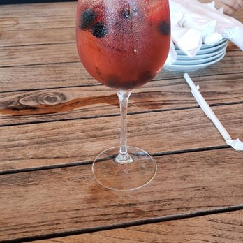 Morgans Restaurant - Rosé sangria-really refreshing - New American Near Me - Miami, Florida Morgans Restaurant - Rosé sangria-really refreshing - New American Near Me - Miami, Florida