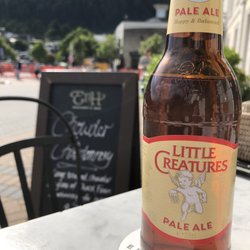 The Grille by Eichardt's - Beer on the patio.