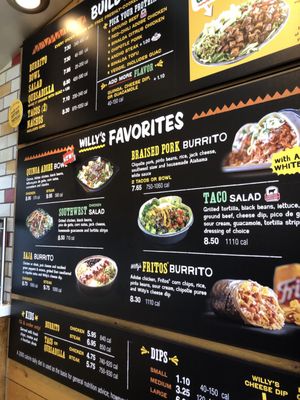 Menu photo 1 Willy's Mexicana Grill Marietta, GA Menu photo 1 Willy's Mexicana Grill Marietta, GA