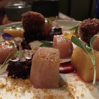 ROOH - Colorful beets and beet croquette - Indian Near Me - San Francisco, California ROOH - Colorful beets and beet croquette - Indian Near Me - San Francisco, California