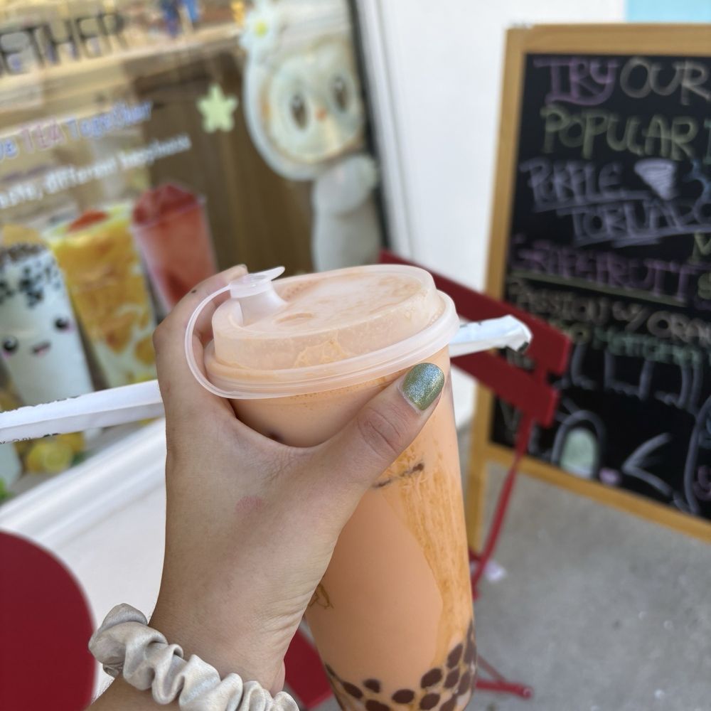 Thai Milktea with boba Thai Milktea with boba