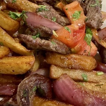 Mario's Peruvian & Seafood - 14. Lomo Saltado - Seafood Near Me - Los Angeles, California Mario's Peruvian & Seafood - 14. Lomo Saltado - Seafood Near Me - Los Angeles, California