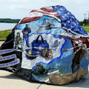 Scott County Freedom Rock - Landmarks & Historical Buildings Near Me - Le Claire, Iowa Scott County Freedom Rock - Landmarks & Historical Buildings Near Me - Le Claire, Iowa