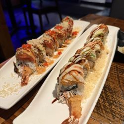 Sushibruce Ya - Left: hot night baby, right: sweet honey roll
