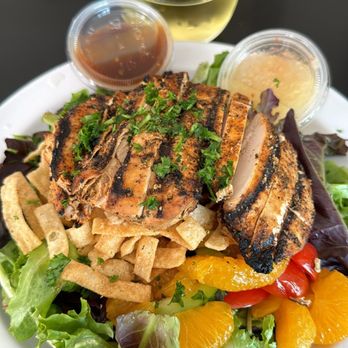 Dr Grubb's - Caribbean salad sooooo good w/ Asian dressing - American Near Me - Claremont, California Dr Grubb's - Caribbean salad sooooo good w/ Asian dressing - American Near Me - Claremont, California
