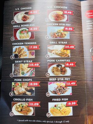 Menu photo 7 La Brasa Grill  Sawgrass Sunrise, FL
