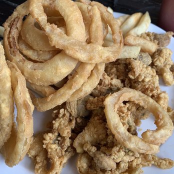 Belle Isle Seafood - Fried clam dinner. Not a lot of clams. - Seafood Near Me - Winthrop, Massachusetts Belle Isle Seafood - Fried clam dinner. Not a lot of clams. - Seafood Near Me - Winthrop, Massachusetts
