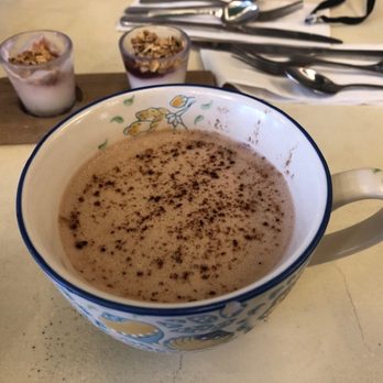 La Signature - a cup of hot chocolate on a table - Breakfast & Brunch Near Me - Quebec City, Quebec