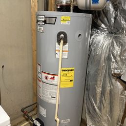 New AO Smith water heater installed