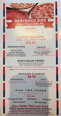 Amore Taste of Chicago | Henderson | Italian Bar & Restaurant - Pizza Pasta Wings by null