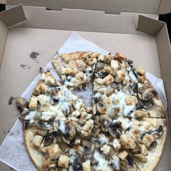 Crostini - Gluten free Chicken Marsala pie. Didn't even make it the whole car ride home without taking a bite! - Pizza Near Me - North Massapequa, New York