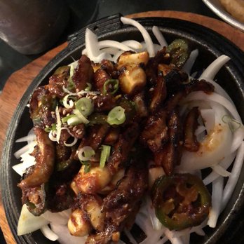 Go Pocha - spicy eel, a bit more jalepenos than eel but eh still tasty af - Korean Near Me - Los Angeles, California Go Pocha - spicy eel, a bit more jalepenos than eel but eh still tasty af - Korean Near Me - Los Angeles, California