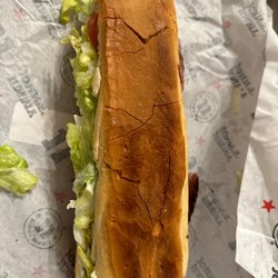 Jimmy John's - Overcooked and rock hard bread.