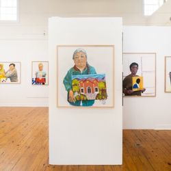 Bihl Haus Arts - An exhibit of acrylic painting portraits by local artist and Bihl Haus art teacher, Gabbe Grodin -- June 2024
