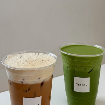 Tekosu Cafe - Gula Aren Latte - Coffee & Tea Near Me - Arcadia, California
