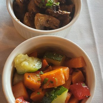 La Estancia - Mixed Vegetables and Mushrooms - Steakhouses Near Me - Minneapolis, Minnesota