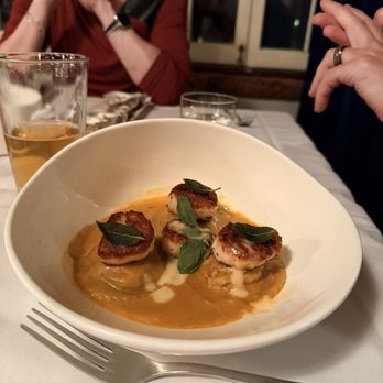 Evoke 1923 - Hokkaido Seared Sea Scallops & Mushroom Ravioli - Diners Near Me - Evergreen, Colorado