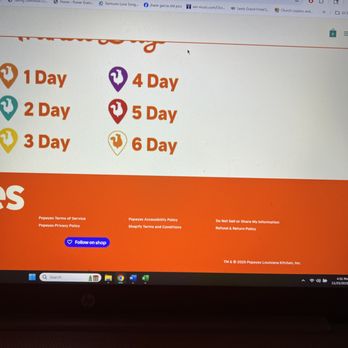 Popeyes Louisiana Kitchen - Map projecting delivery days - Fast Food Near Me - Neptune Beach, Florida