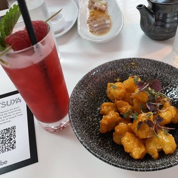 Katsuya - Popcorn Rock Shrimp & Lotus Flower - Sushi Bars Near Me - Miami Beach, Florida Katsuya - Popcorn Rock Shrimp & Lotus Flower - Sushi Bars Near Me - Miami Beach, Florida
