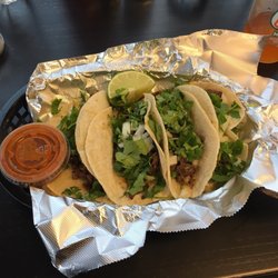 The Taco Guy - 4 steak tacos handmade tortillas! Delicious and flavorful! Definitely recommend to try 100% authentic tacos!