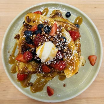 Egg Posh - Banana split French toast - Breakfast & Brunch Near Me - Frisco, Texas Egg Posh - Banana split French toast - Breakfast & Brunch Near Me - Frisco, Texas