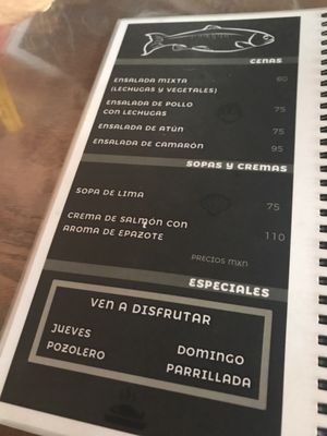Menu photo 5 El Mero Mero Puerto Aventuras, ROO