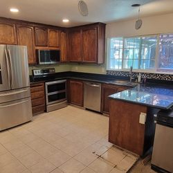 Redwood Empire Construction - Before photo of a kitchen remodel