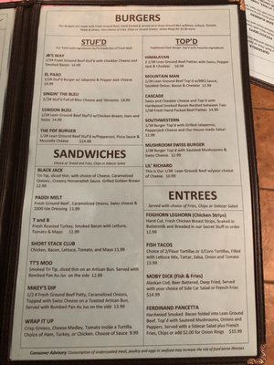 Menu photo 4 Entiat Pub 'n Grub Entiat, WA Menu photo 4 Entiat Pub 'n Grub Entiat, WA