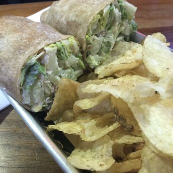 Tavern in the Square South Station - Chicken cesar wrap - Sports Bars Near Me - Boston, Massachusetts Tavern in the Square South Station - Chicken cesar wrap - Sports Bars Near Me - Boston, Massachusetts