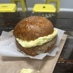Zest - Sausage egg and cheese on a brioche!