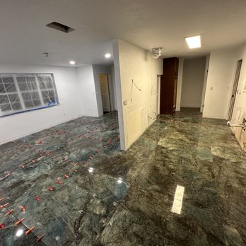 CB Stone & Tile - a room being remodeled - Flooring Near Me