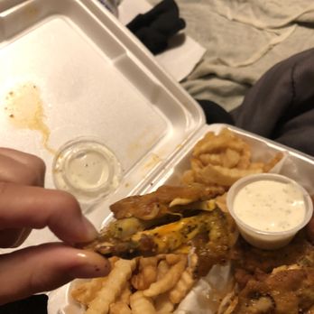Lucy's Wings & Things - a tray of food - Chicken Wings Near Me - Newborn, Georgia Lucy's Wings & Things - a tray of food - Chicken Wings Near Me - Newborn, Georgia