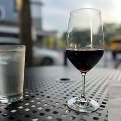 Eola Wine Company - A nice glass of the Tempranillo Reserve at Eola Wine...while sitting outside!