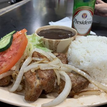 Playa Cafe - Pork Chunk plate #29 ($10) - Cuban Near Me - Miami Beach, Florida Playa Cafe - Pork Chunk plate #29 ($10) - Cuban Near Me - Miami Beach, Florida