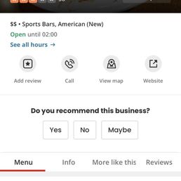 The fact that they are saying they're open.  Must be friends of the owners or workers that they close down to the public.