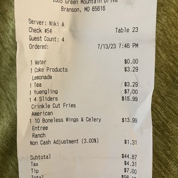Scooter's Sports Grill - Still paid full price for horrible food and warm beer. Over priced junk food. - American Near Me - Branson, Missouri Scooter's Sports Grill - Still paid full price for horrible food and warm beer. Over priced junk food. - American Near Me - Branson, Missouri